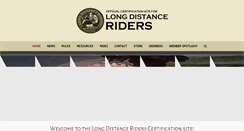 Desktop Screenshot of longdistanceriders.net