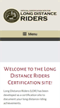 Mobile Screenshot of longdistanceriders.net